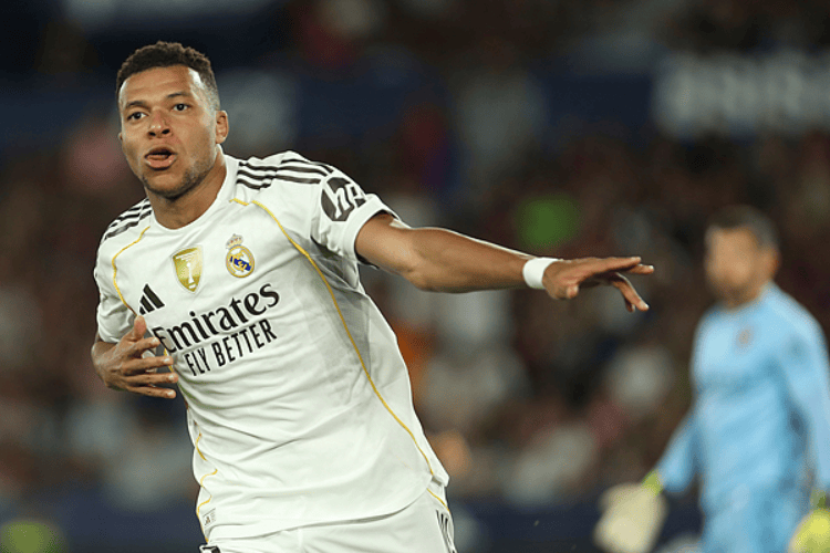 西甲｜姆巴佩双响 皇家马德里4-1大胜莱万特